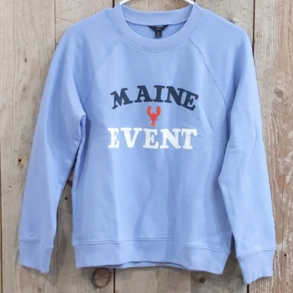J. Crew Light Blue Crew Neck Sweater